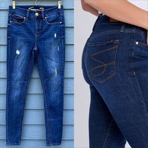 Seven7 Tummyless High Rise Skinny Jeans